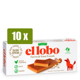 EL LOBO 10x Turrón Yema Tostada 200g