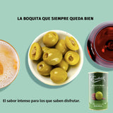 EXCELENCIA Aceitunas verdes manzanilla rellenas de anchoas 600g