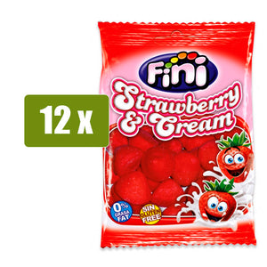 FINI 12 x Strawberry & Cream 75g