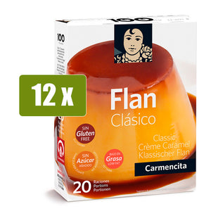 CARMENCITA 12 x Flan clásico 20 raciones