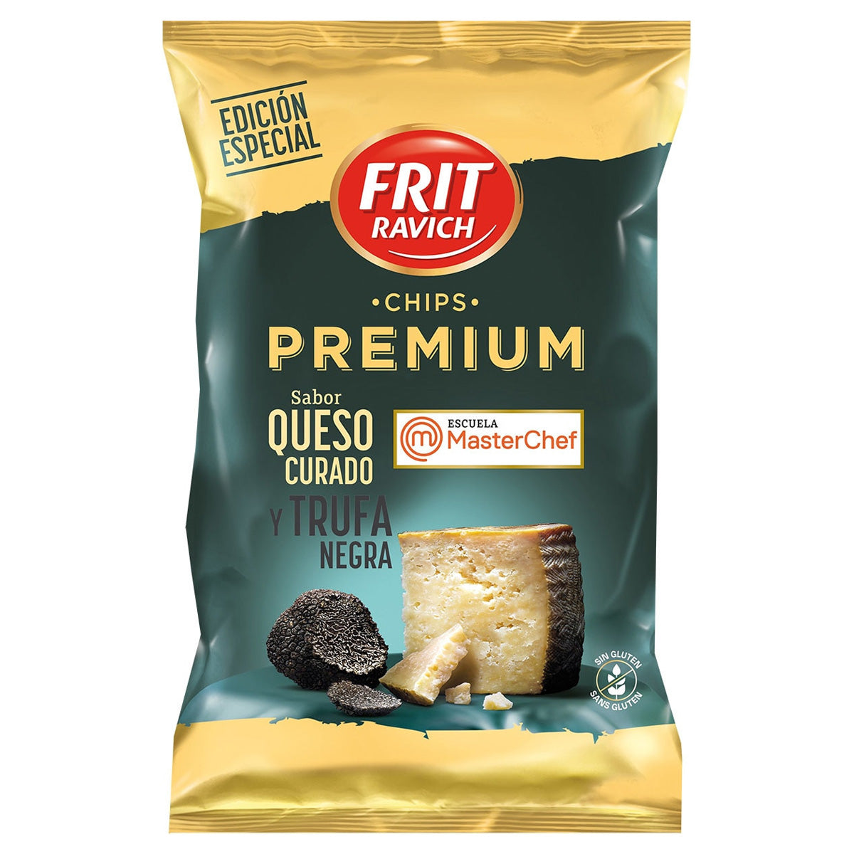Fritt Ravich FRIT RAVICH Premium Patatas fritas sabor queso curado y trufa negra 15 ...