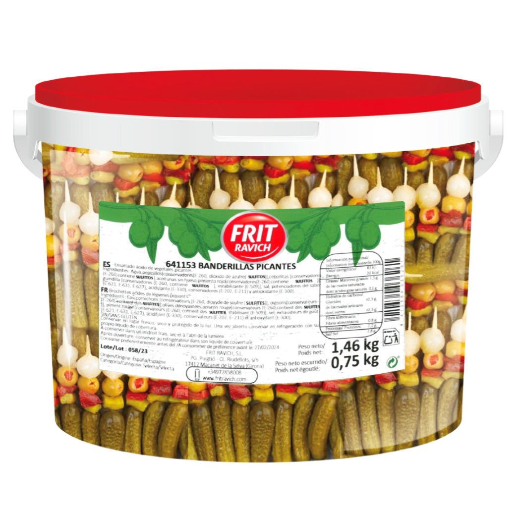 Fritt Ravich FRIT RAVICH Banderillas Picantes 1,46kg – Mesa Del Sur