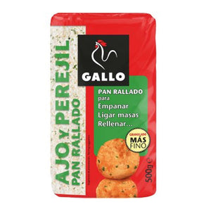 GALLO Pan Rallado Ajo y Perejil 500g