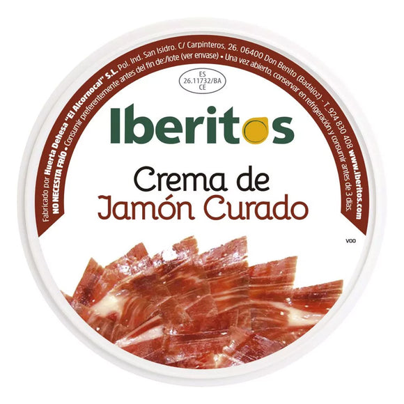 IBERITOS Crema de jamón curado 250g