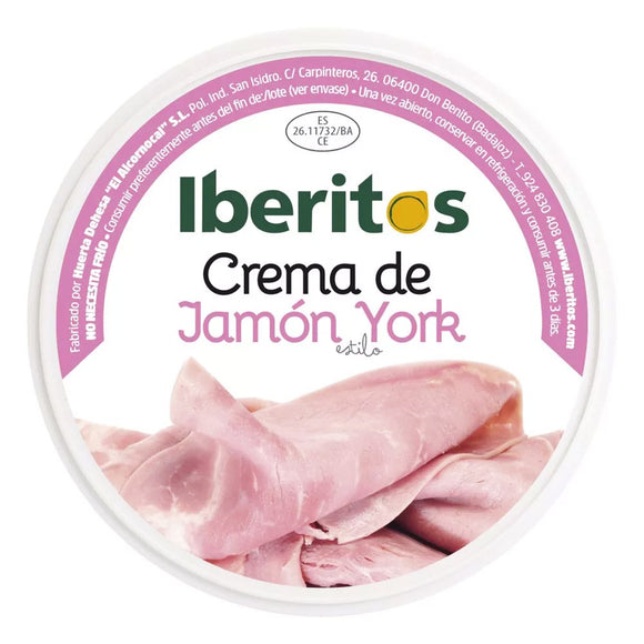 IBERITOS Crema de Jamón York 250g