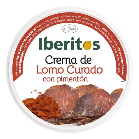 IBERITOS Crema de lomo curado con pimentón 250g