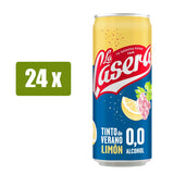 LA CASERA Tinto de verano sin alcohol y con zumo natural de limón 33cl