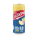 LA CASERA Tinto de verano sin alcohol y con zumo natural de limón 33cl