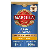 MARCILLA GRAN AROMA café descafeinado molido natural 200g
