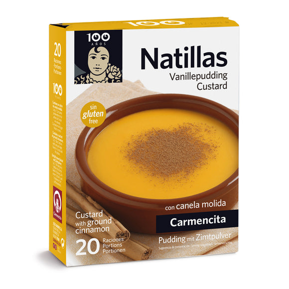 CARMENCITA Natillas con canela 20 raciones