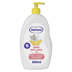 NENUCO Jabón para baño con leche de almendras especial bebés 650ml