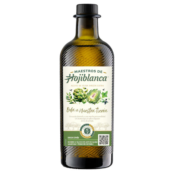 MAESTROS DE HOJIBLANCA Oda al alcachofa, Aceite de oliva virgen extra 500ml