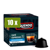 OQUENDO Café Espresso Descafeinado  – 16 cápsulas - Dolce Gusto