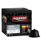 OQUENDO Café Lungo 100% arabica  – 16 cápsulas - Dolce Gusto