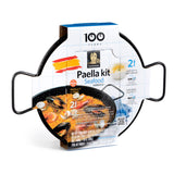 CARMENCITA Paella kit marisco paella esmaltada - 2 raciones