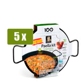 CARMENCITA Paella kit verdura paella esmaltada - 2 raciones