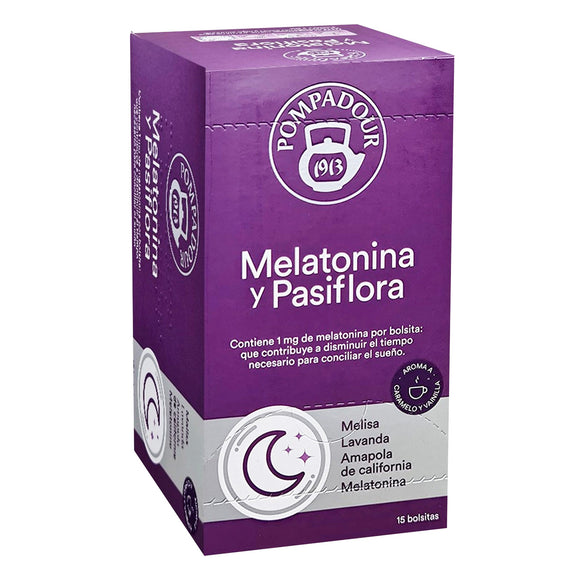 POMPADOUR  Melatonina y pasiflora 15 sobres