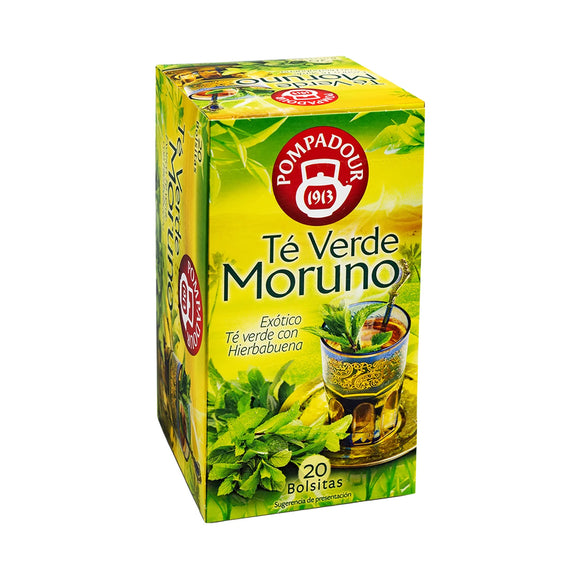 POMPADOUR Té verde Moruno 20 uds.