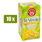 POMPADOUR Té Verde con Jengibre y Naranja 20uds