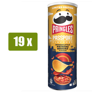 PRINGLES 19 x sabor Patatas Bravas 165g