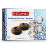 DOÑA JIMENA Roscos de Anís Bañados en Chocolate 230g
