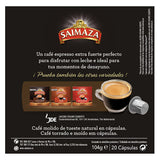 SAIMAZA Café Extra fuerte Nº 11 - 20 cápsulas - Nespresso