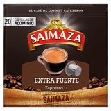 SAIMAZA Café Extra fuerte Nº 11 - 20 cápsulas - Nespresso