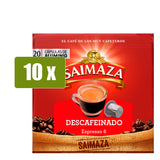 SAIMAZA Café Descafeinado Nº 6 - 20 cápsulas - Nespresso