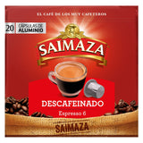 SAIMAZA Café Descafeinado Nº 6 - 20 cápsulas - Nespresso