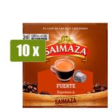 SAIMAZA Café Fuerte Nº 9 - 20 cápsulas - Nespresso