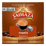 SAIMAZA Café Fuerte Nº 9 - 20 cápsulas - Nespresso