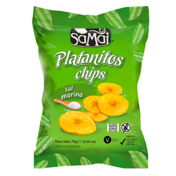 SAMAI Platanitos Chips Sal Marina 75g