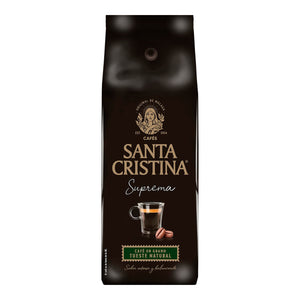 SANTA CRISTINA Suprema café en grano tueste natural paquete 500g