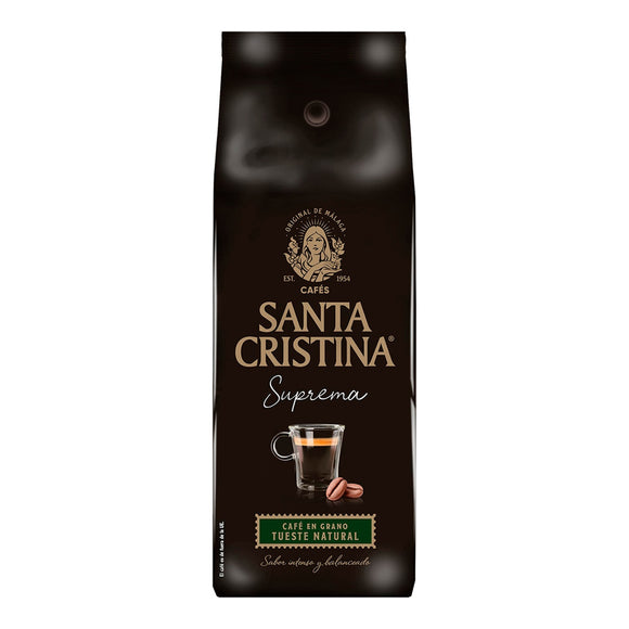 SANTA CRISTINA Suprema café en grano tueste natural paquete 500g