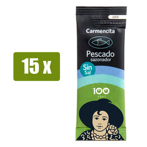 CARMENCITA 15 x Pescado sazonador 8g