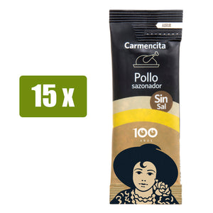 CARMENCITA 15 x Pollo sazonador 8g