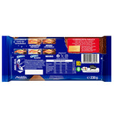 SUCHARD Turrón de chocolate con galleta Príncipe 230g