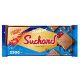 SUCHARD Turrón de chocolate con galleta Príncipe 230g