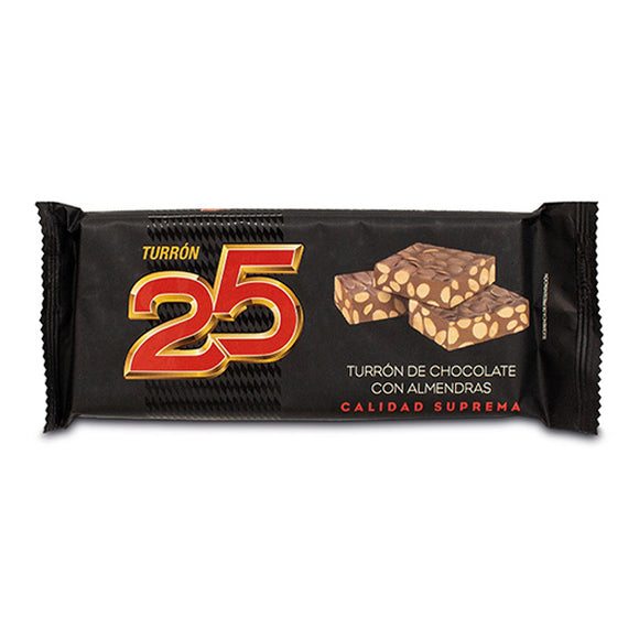 TURRÓN25 Chocolate con Almendras Suprema 200g
