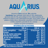 AQUARIUS Limón Zero azúcar 33cl