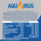 AQUARIUS Naranja Zero azúcar 33cl