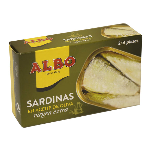 ALBO Sardinas en aceite de oliva virgen extra 85g