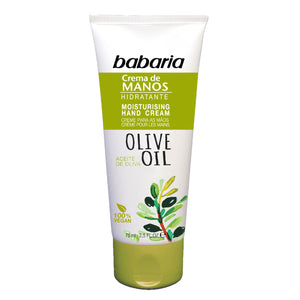 BABARIA Crema de manos hidratante con aceite de oliva 75 ml