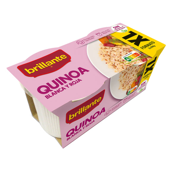 BRILLANTE Quinoa blanca y roja 2x200g