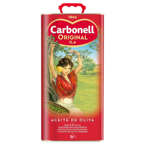 CARBONELL Aceite de oliva suave 0,4º 5L