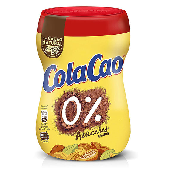 Cola Cao 0% con fibra - 300 g