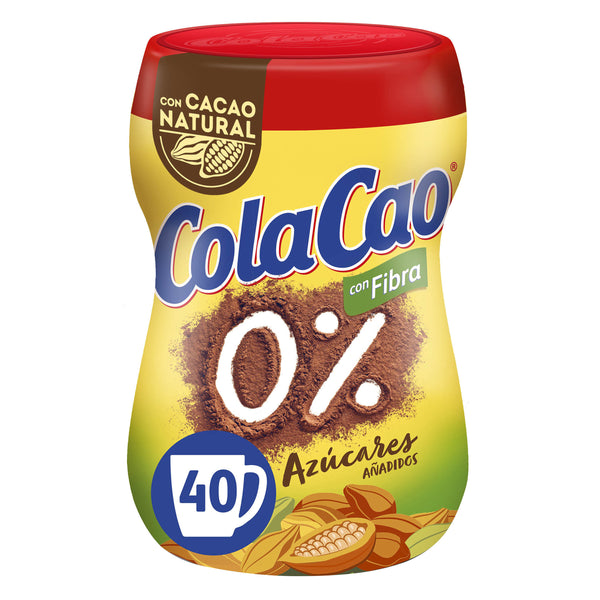 COLACAO Cacao en polvo 0% con fibra 300g – Mesa Del Sur