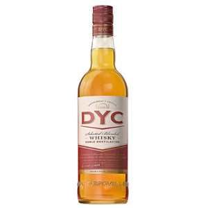 DYC Whisky blended de 5 años y doble destilación, elaborado en España 70cl