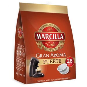 MARCILLA Café Fuerte en cápsulas (SENSEO) 28 uds 194g