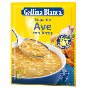 GALLINA BLANCA Sopa de Ave con arroz 80g